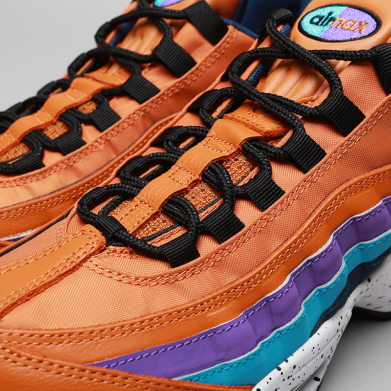 мужские оранжевые кроссовки Nike Air Max 95 PRM 538416-800 - цена, описание, фото 3